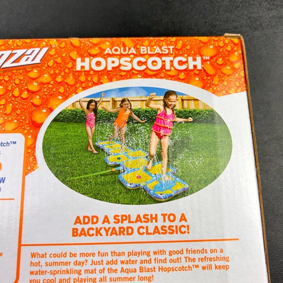 Banzai Aqua Blast Hopscotch Water Sprinkler Summer Game - Picture 10 of 11